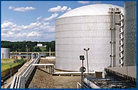 Refrigerated LPG terminal